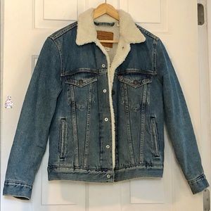 Sherpa Lined Trucker Jacket